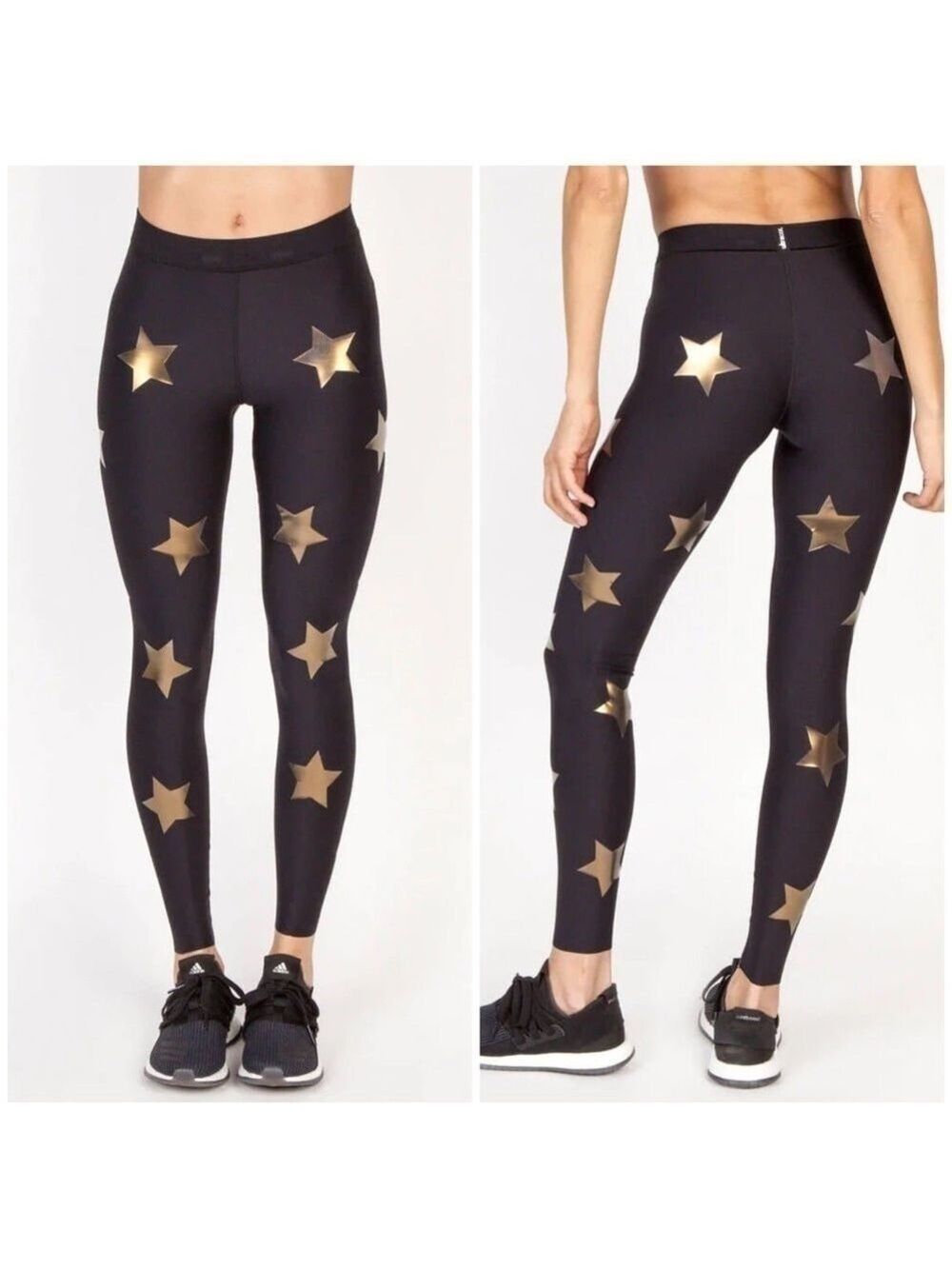 ULTRACOR Lux Knockout Print Legging in Black Gold